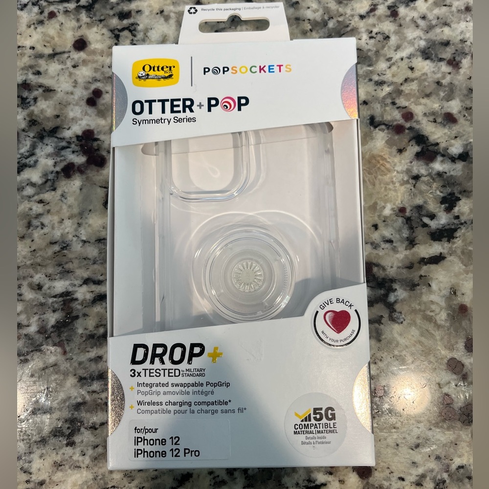OTTERBOX POP SOCKET iPhone 12/12 Pro Case